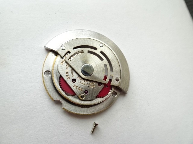 GENUINE Authentic Rolex Rotor bridge 3035 perfect condition completely + screw