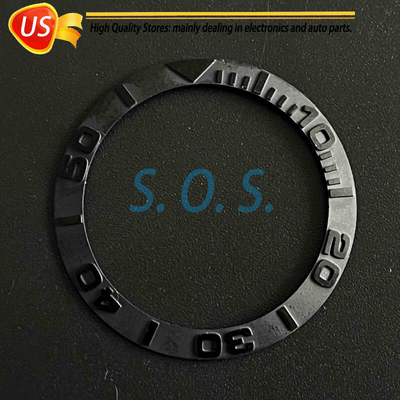 Watch Case Sapphire Glass & Insert Kits Fit NH35 NH36 4R35 4R15 SKX007 Movement