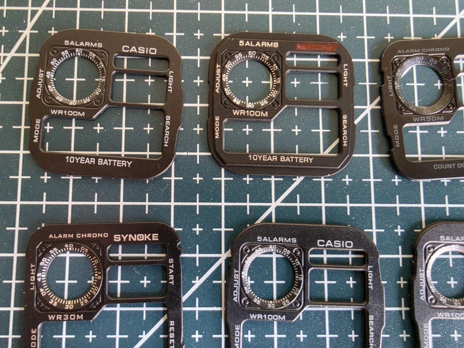 16 Aftermarket Casio AE1200 Faceplates