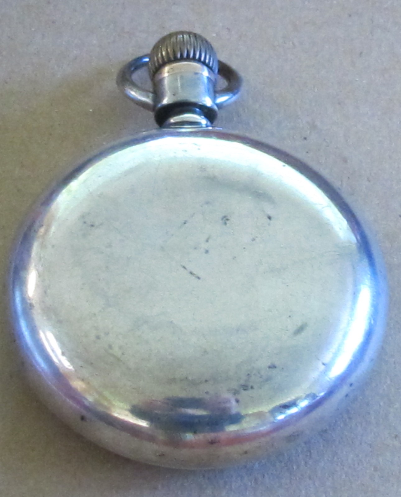 CRESCENT COIN SILVER Heavy POCKETWATCH CASE 18 SIZE Open Face – Lever Set