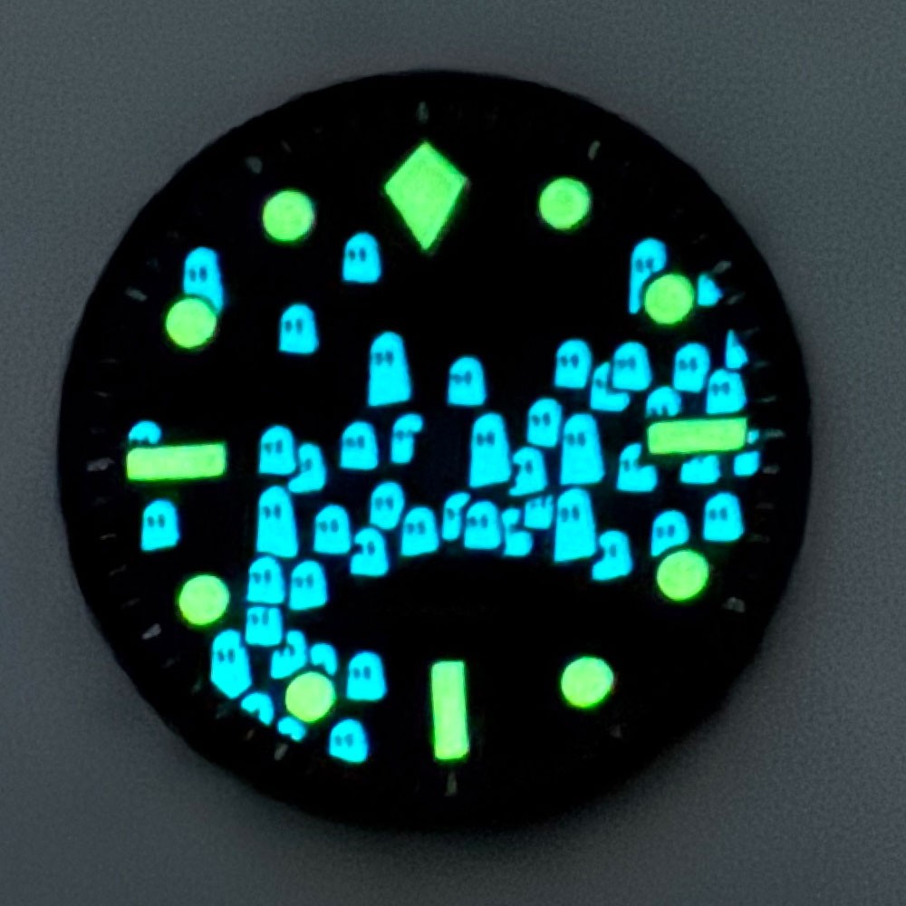 29mm Super Full Luminous Dial Hand For 50-FATHOMS Diver Watches Ghost NH35 PT