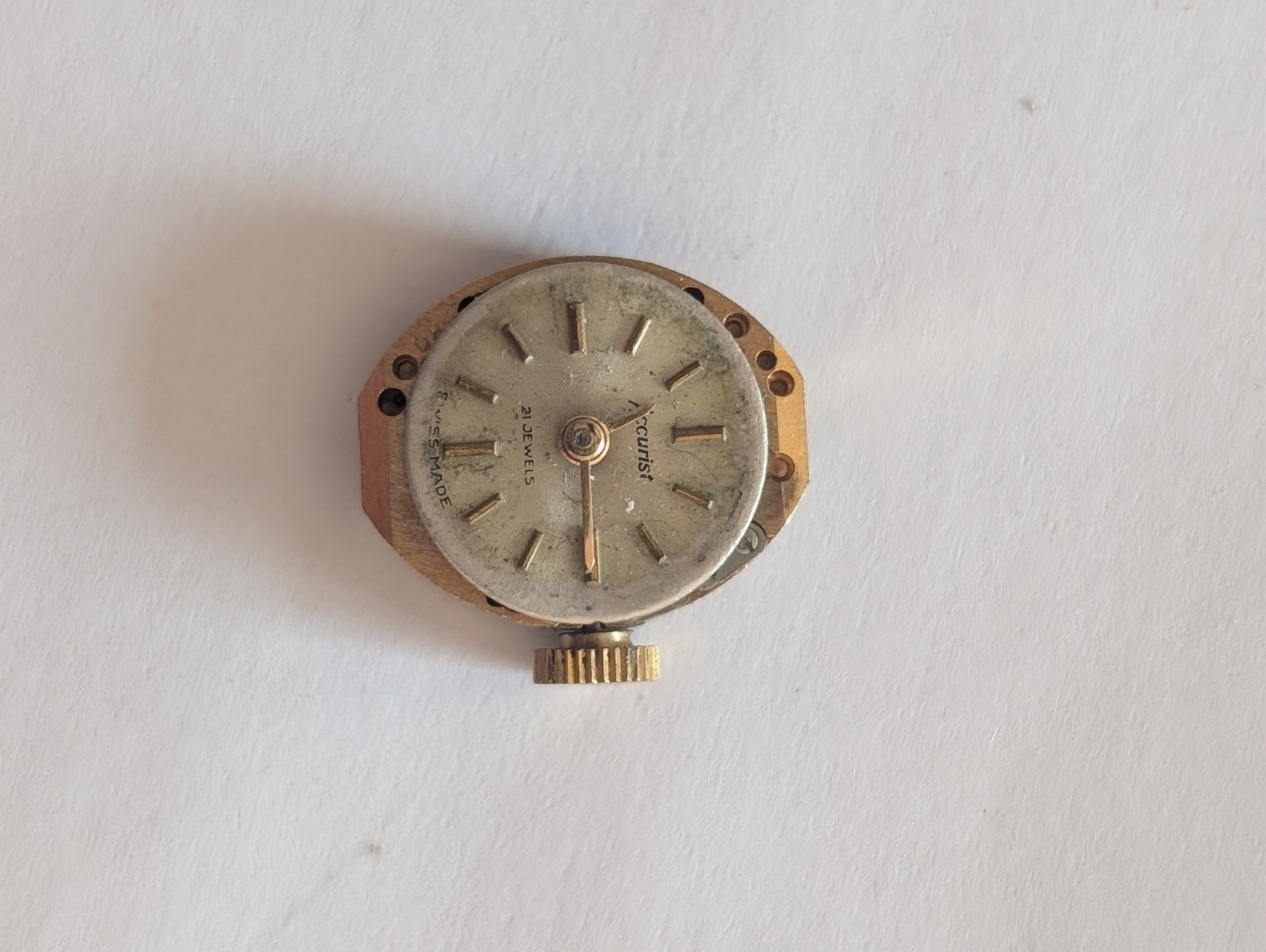 Vintage AS 1677 Mechanical Watch Movement (Runs)