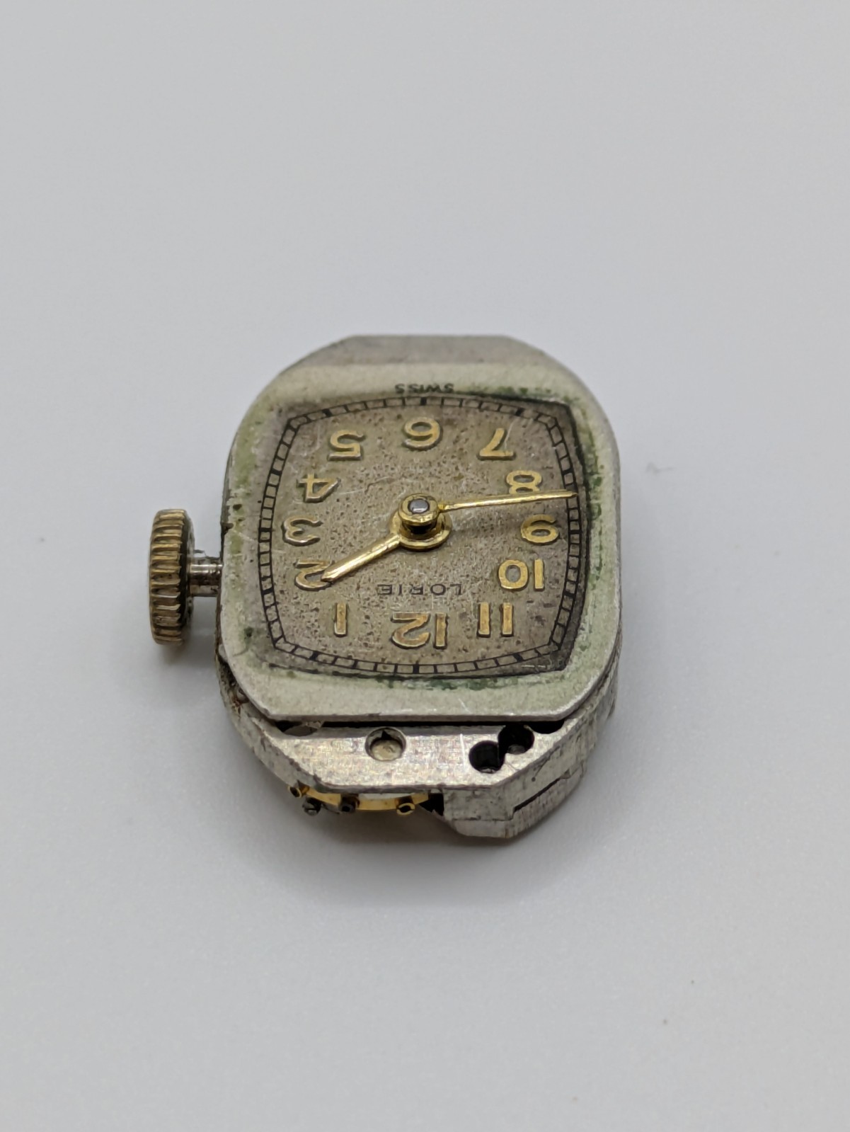 FHF 80 17 Lorie Ruby Jewel Manual Watch Movement Swiss Faulty 15mm