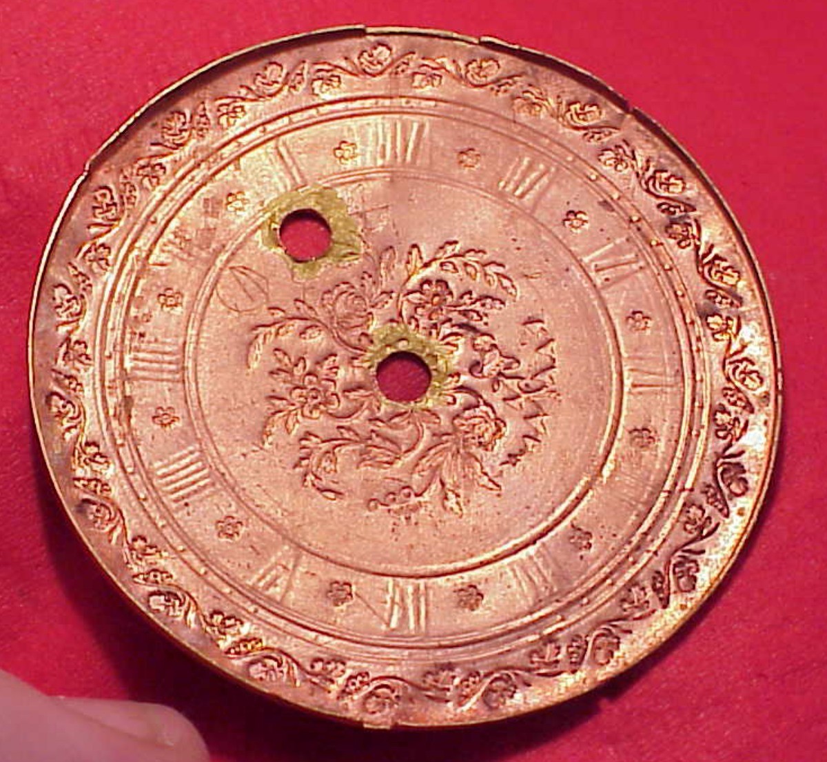 VINTAGE LARGE 50MM VERGE FUSEE REPOUSSE DIAL SNAP ON POCKET WATCH SCARCE