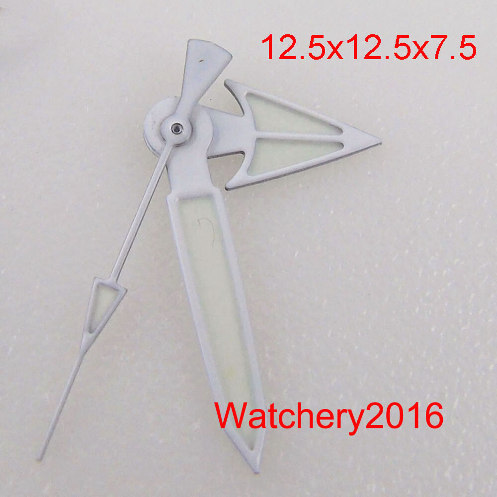 Luminous Rose Gold Silver Watch Hands Fit NH35 NH36 7s26 7s36 automatic movement