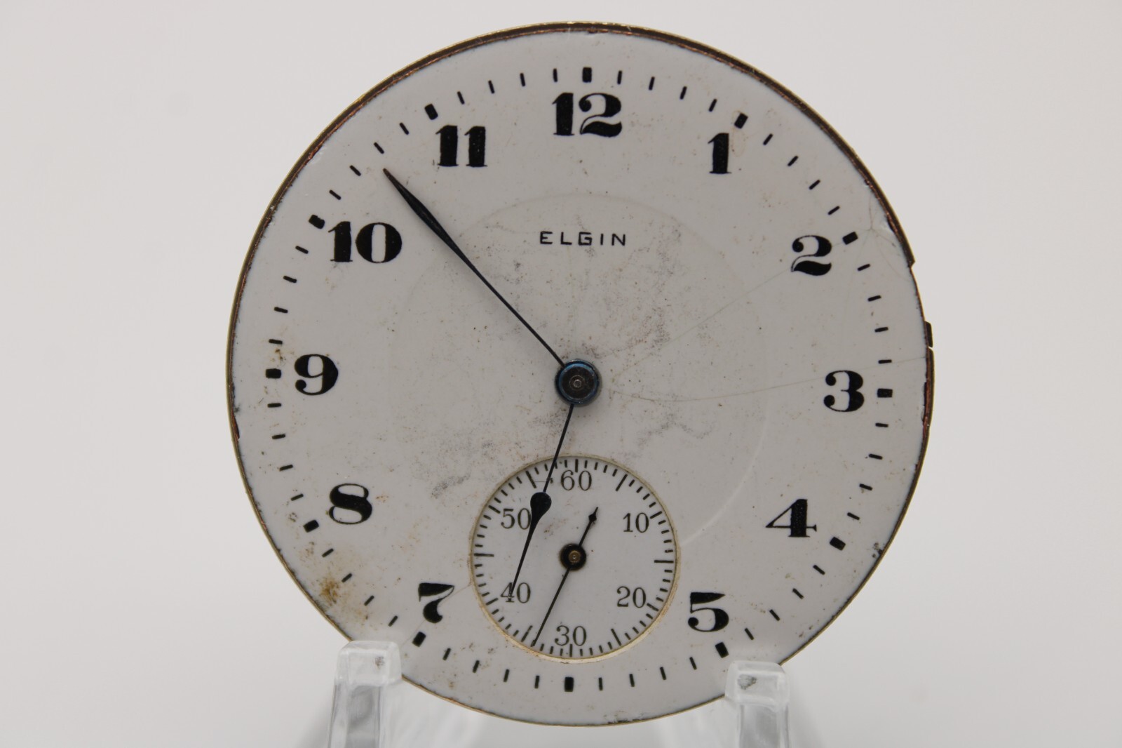 1921 ELGIN POCKET WATCH MOVEMENT 23366454 GRADE 387 16s 17j (QJ2)