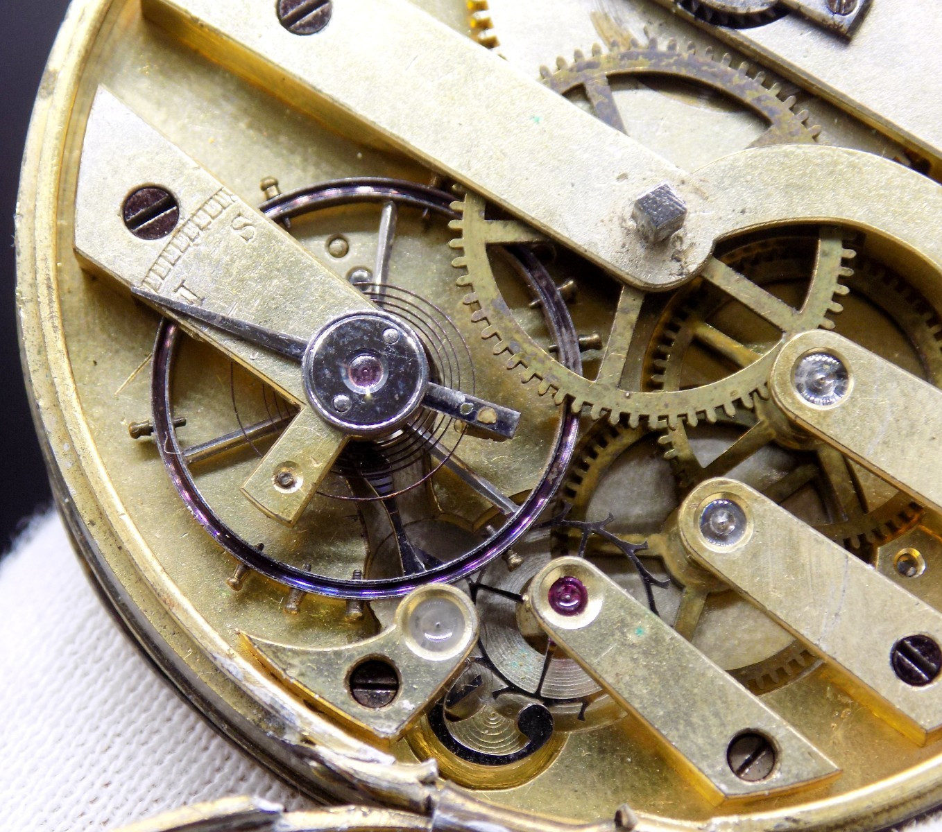 1848 MJ Tobias Liverpool Grade? Model? Pocket 13J Watch Movement w/ Key