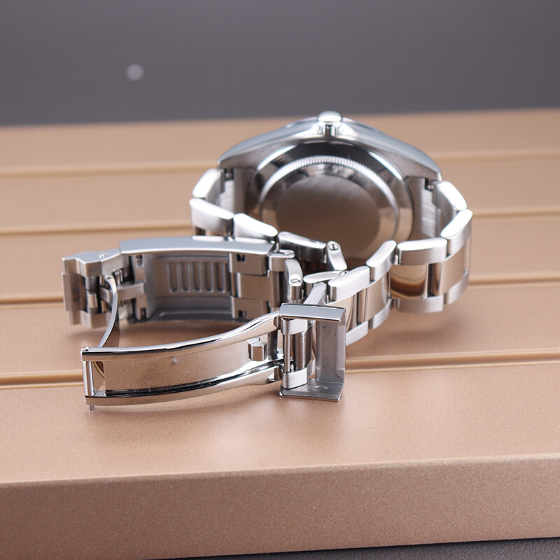 36mm/40mm EXPLORER Watch Case strap Couple style Stainless Steel Exhibition back