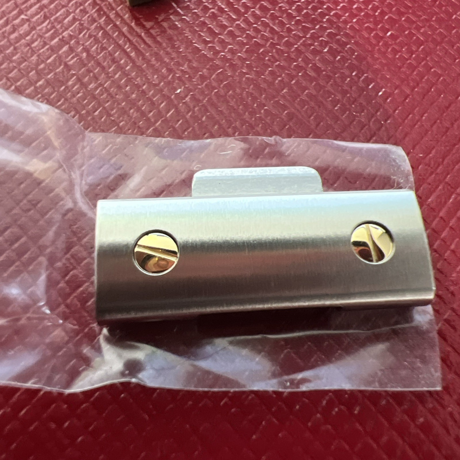 Cartier Watch Link Santos Stainless Steel 19mm NEW sealed COMPLETE Swiss Made