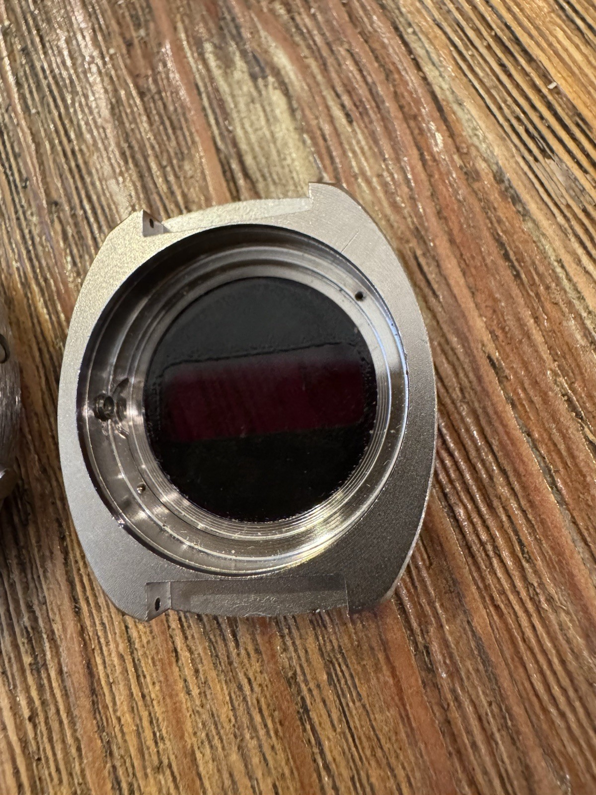 Lot Of 2 Vintage Benrus Red LED Men’s Watch Case Parts/Repair