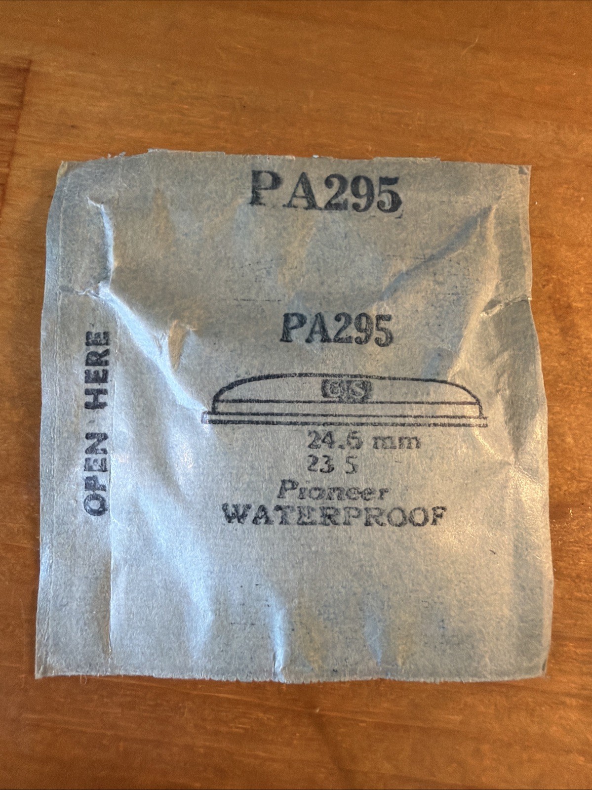 GS PA Series PA295 Round Crystal 23 5 Pioneer 24.5mm Waterproof Sealed NOS