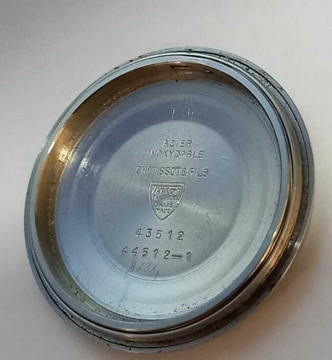 TISSOT Seastar T12 CAL 783 Case back & Dial Used -Tissot ref 44512-9 PARTS
