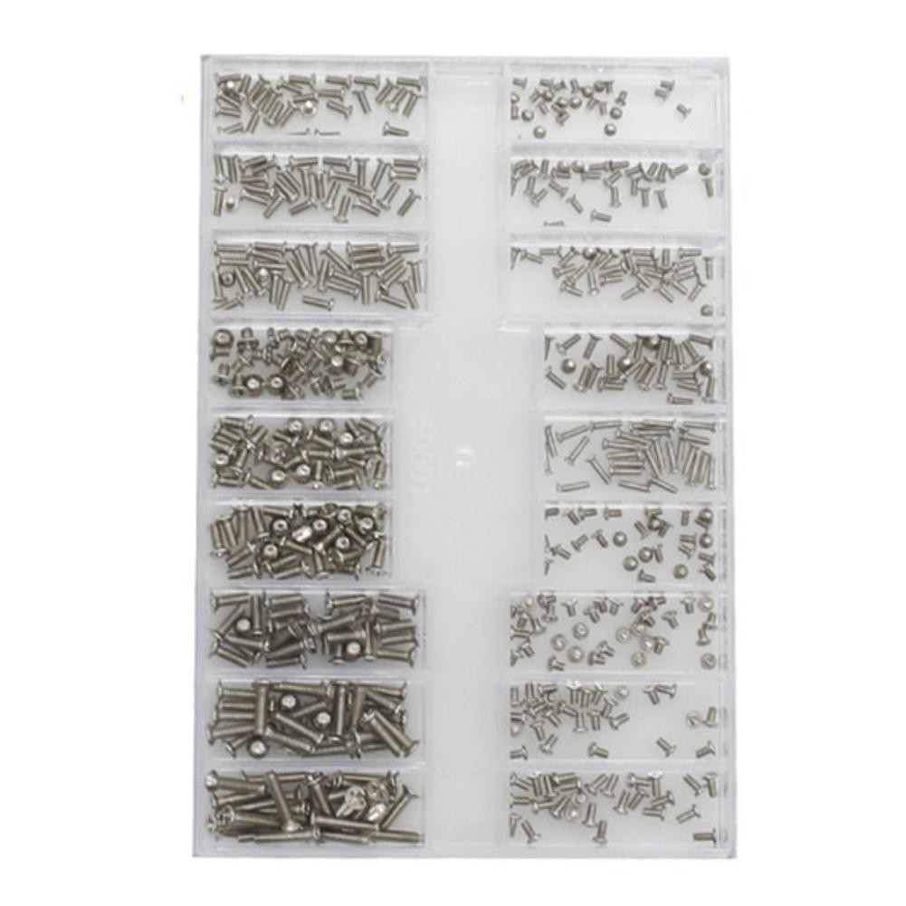 Stainless Steel Mini Watch Back Case Glasses Screw Assortment 1.2mm 1.4mm 2.0mm