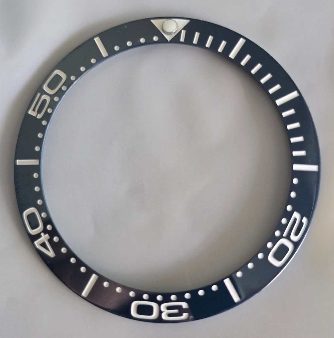 HIGH QUALITY 38MM OMEGA SEAMASTER 300 ROYAL BLUE & WHITE CERAMIC BEZEL INSERT