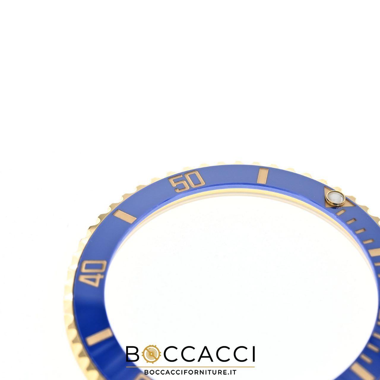 GENERIC Compatible Complete Bezel With Blue &Gold Ceramic Insert for ROLEX Su…