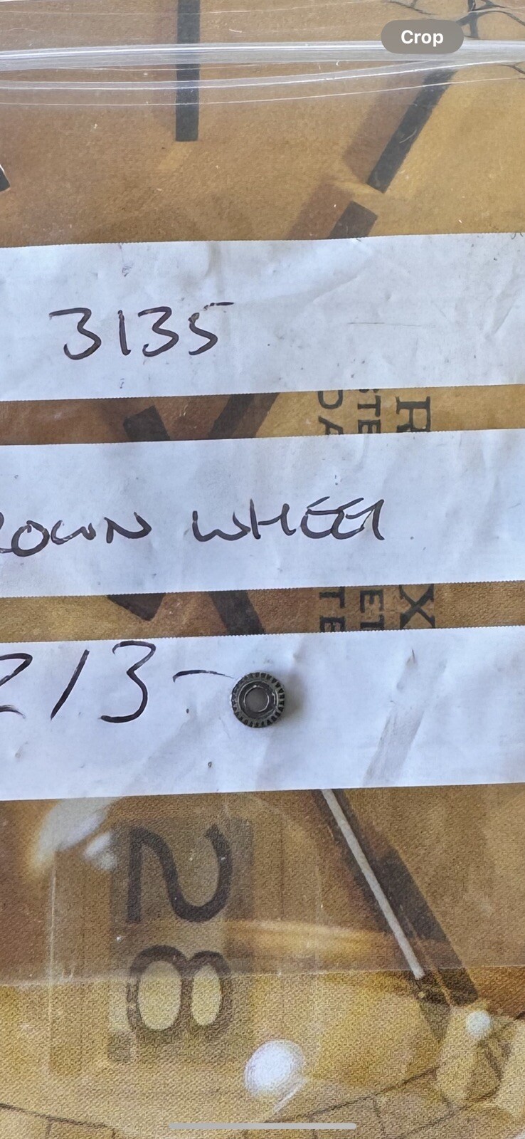 Original genuine Rolex Intermediate Crown Wheel CAL.3130 3135 part 213