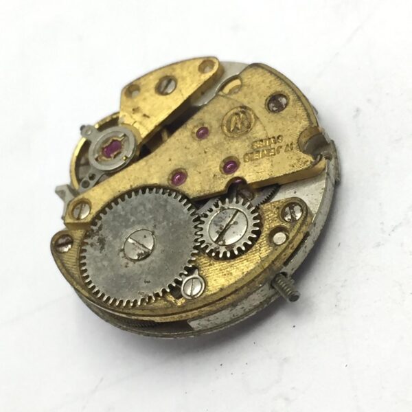 West End Watch Cal.374 Manual Winding Not Working Movement For Parts