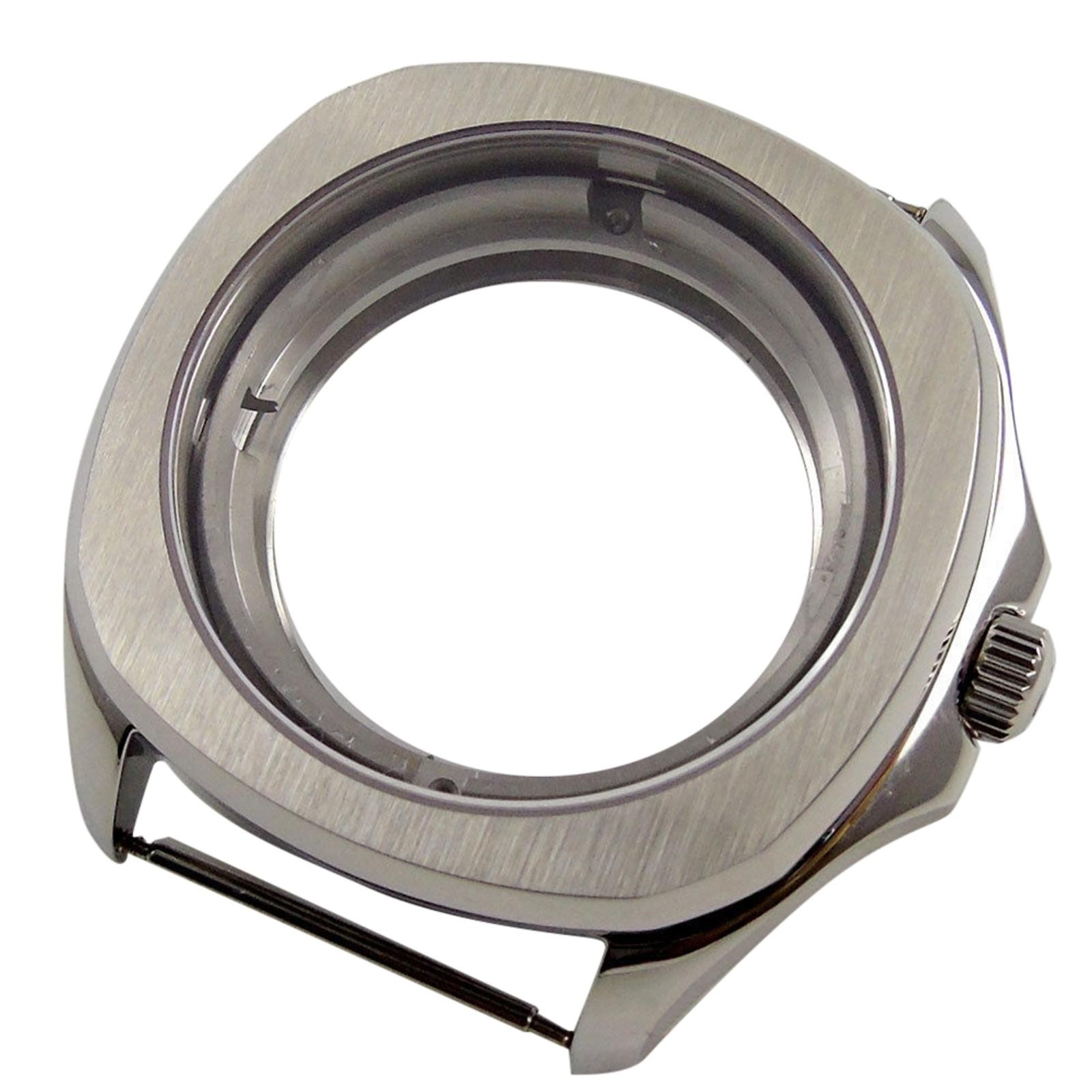 Sapphire Crystal 40mm Stainless Steel Watch Case For ETA 2824 2836 Movement C
