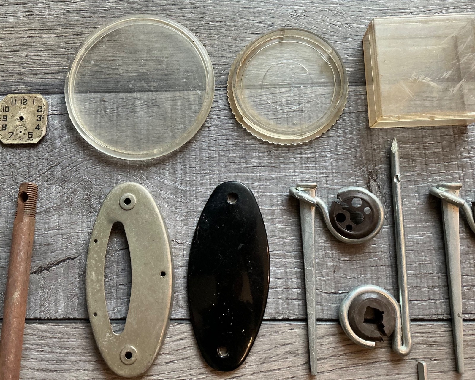 Pocket Watch & Other Tools Vintage Misc Parts Lot