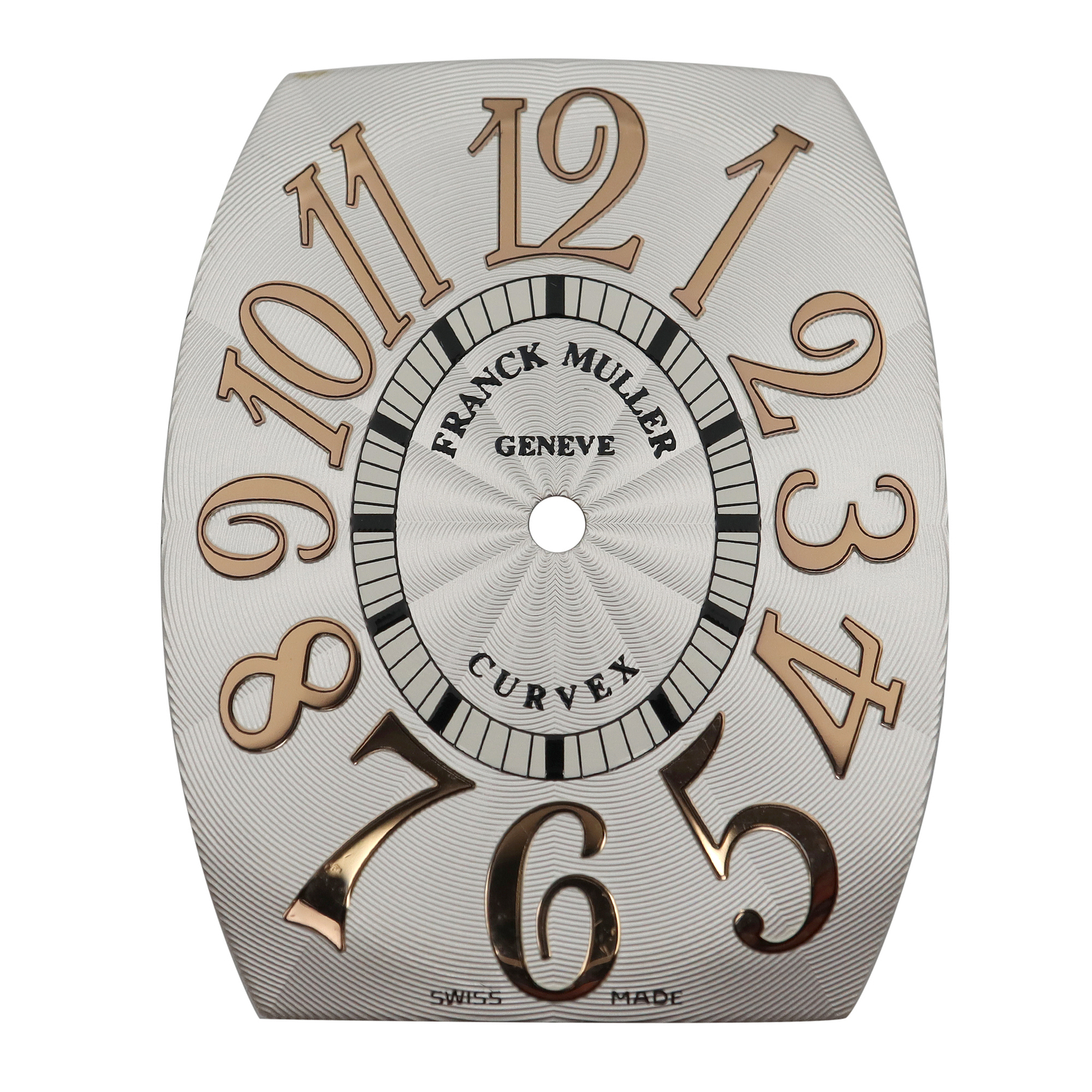 Franck Muller 5852 QZ REL D Cintree Curvex 36 x 29 mm Silver Men’s Watch Dial