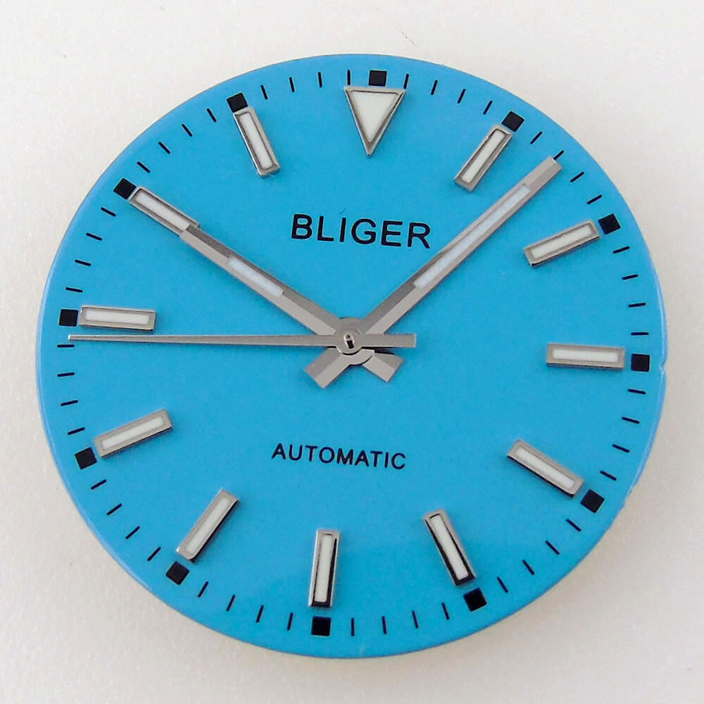 Bliger 29.2mm Lume Watch Dial Hands Set Fit NH35 NH36 2813 MIYOTA82 ETA2824 2836