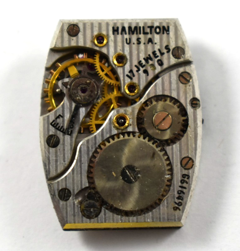 Vintage Hamilton Manual Wind 17J 980 Wrist Watch Movement lot.t