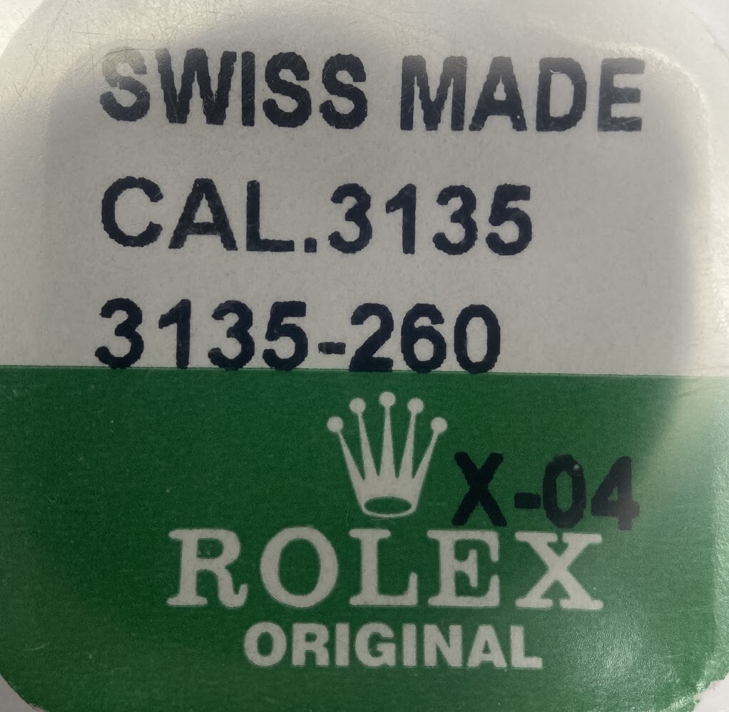 ROLEX FACTORY NEW SEALED MINUTE WHEEL 3135 260
