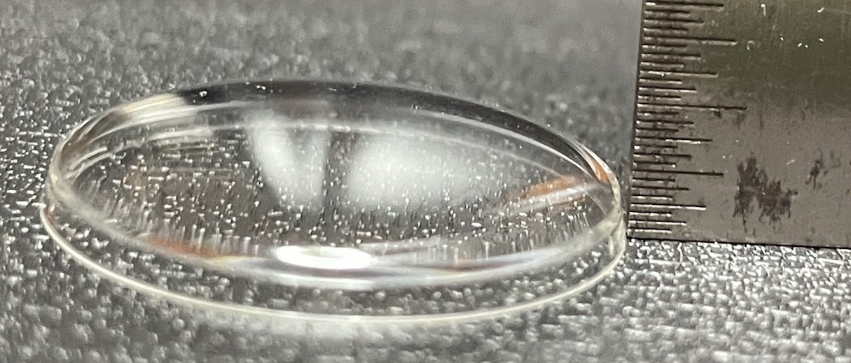 x3 NOS Electroglas Electro-Seal Round Lenille ES-22 3/4 1.068 Watch Crystals