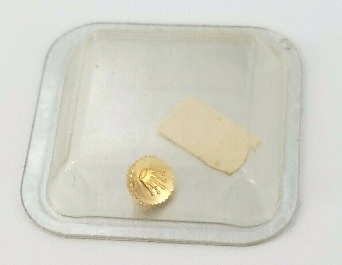 Rare Rolex 18kY Gold Crown 243 24-26B300-8 NOS unopened