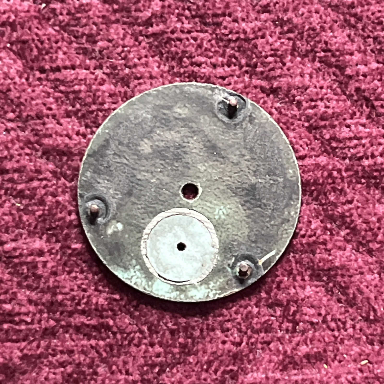 Vintage Waltham Watch Dial Only 28mm w Roman numerals