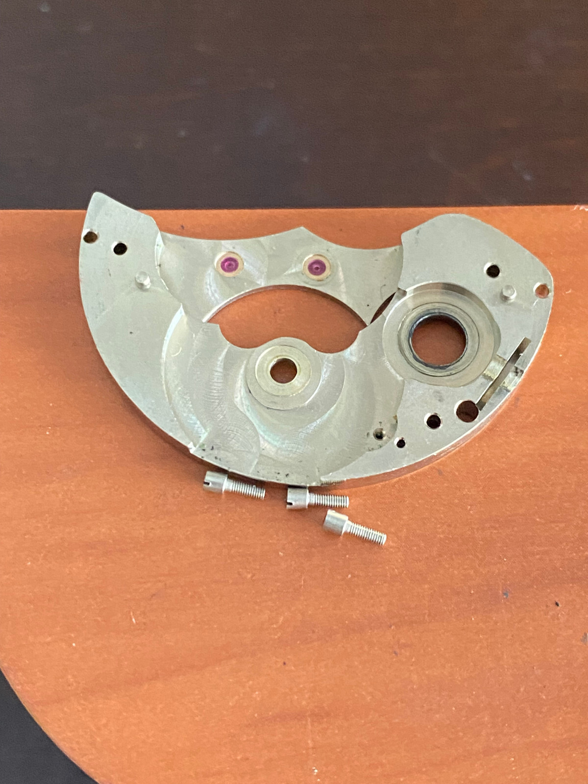 VINTAGE BARREL BRIDGE WITH SCREWS FOR A 16 SIZE HAMILTON 992B