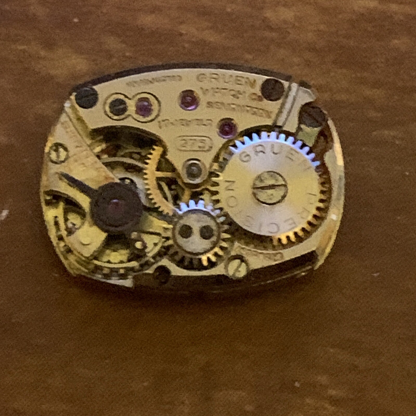 Gruen 275 Mechanical 17 Jewel Watch Movement FOR PARTS Or Repair