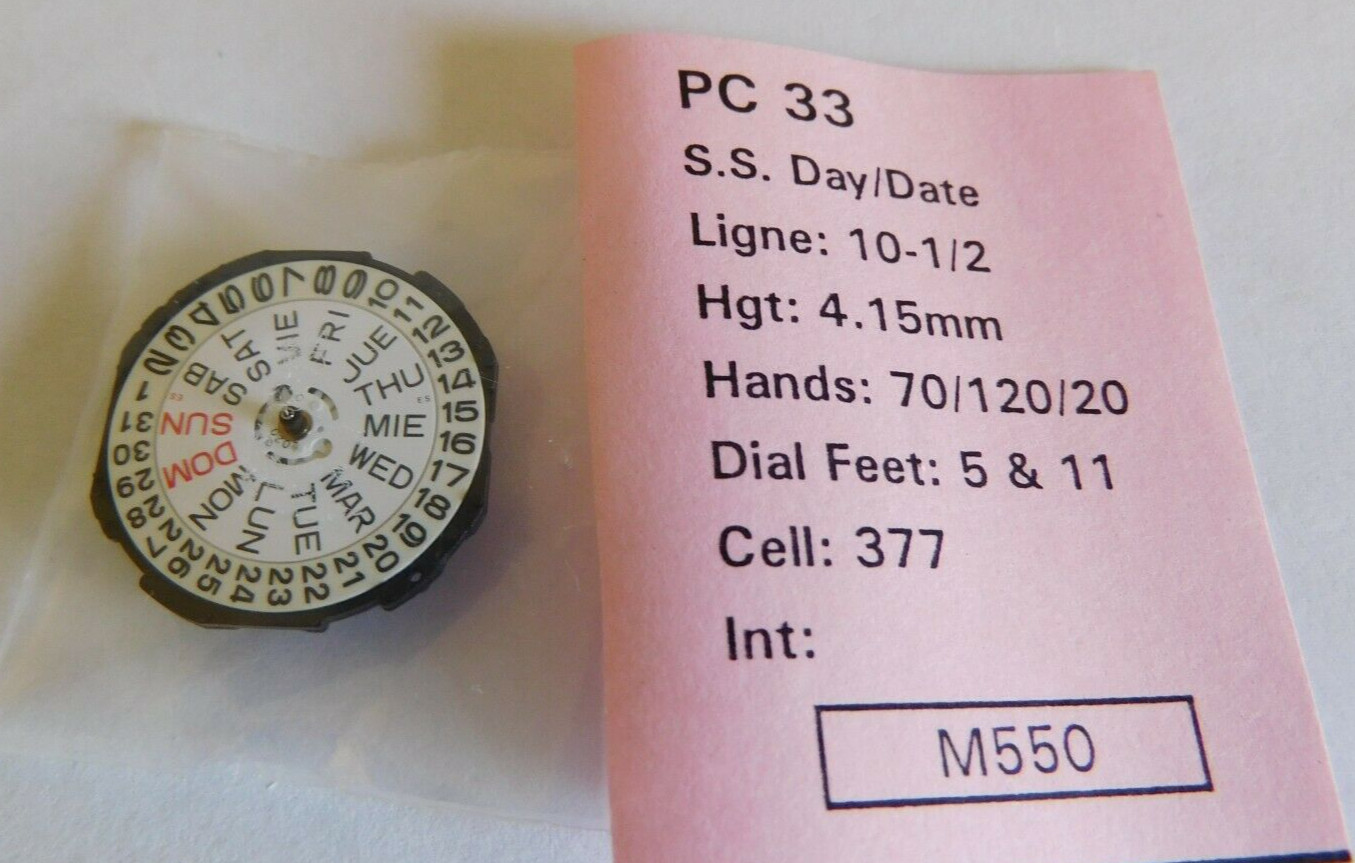 Seiko Pulsar PC 33 PC 32 / Movement Quartz. No Battery. New Old Stock. Sku C 344