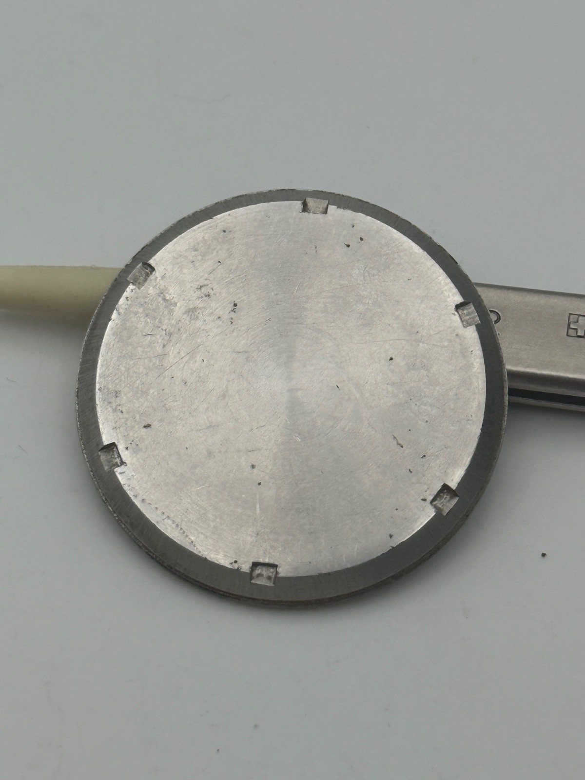 omega 198.031 33.2mm caseback steel caseback caseback