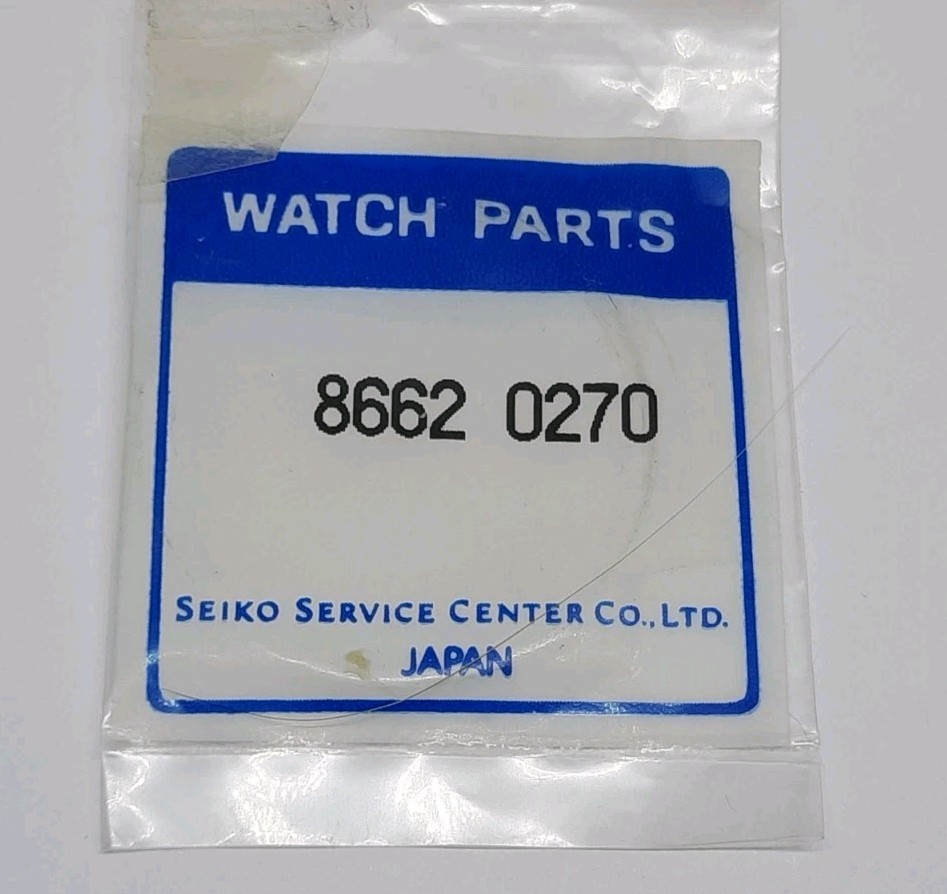 Genuine NOS Seiko Crystal Gasket 86620270 for 7N43, 7S55-0010, V657, V743