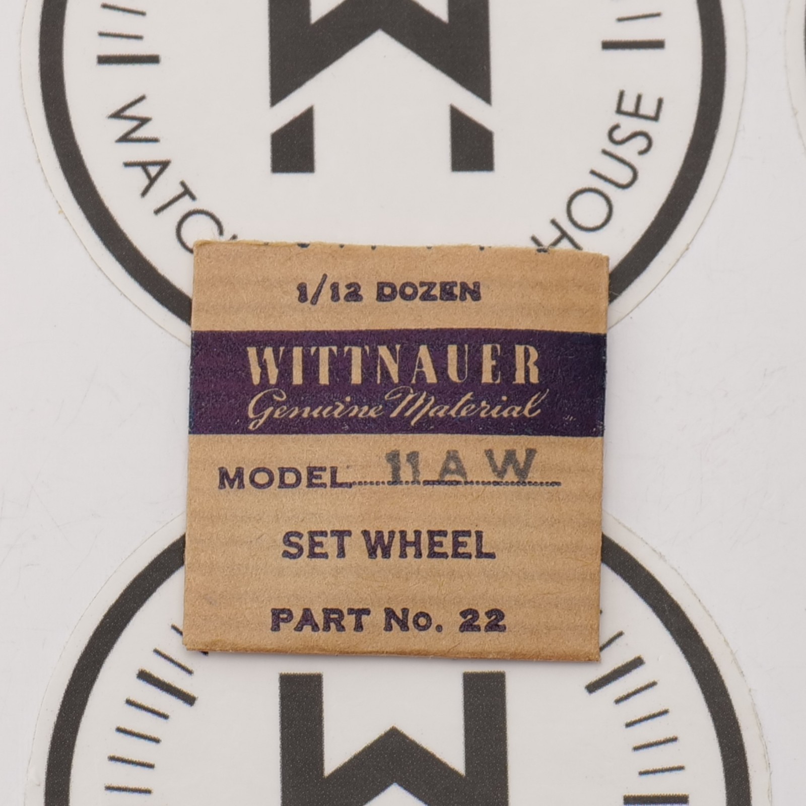 AS 1240 Witt 11AW Setting Wheel 450/495 Watch Part New Old Stock Watch (SETW)