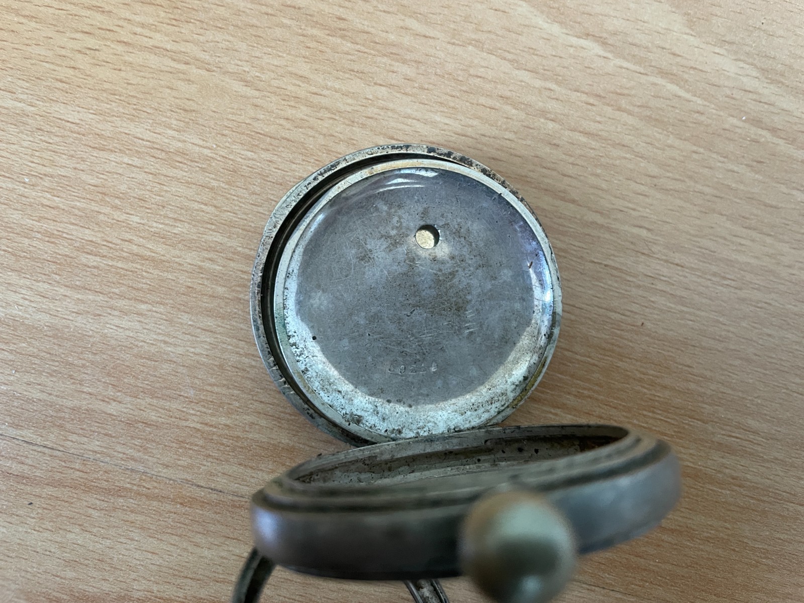 S A Exhibition 1877 Pocket Watch Silver Case P&C Swiss Made