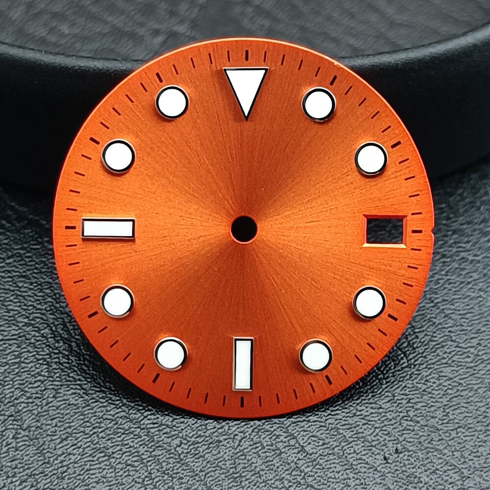 28.5mm nh35 dial green luminous for NH35/36 mechanical movements dial accessorie