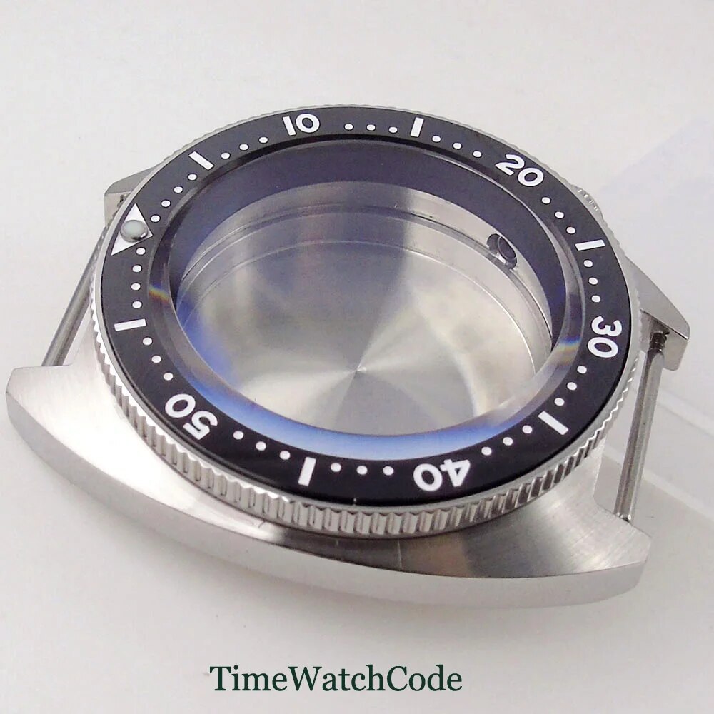 41mm Watch Case for NH35 PT5000 ETA2824 Sapphire Crystal Chapter Ring 4.1 Crown