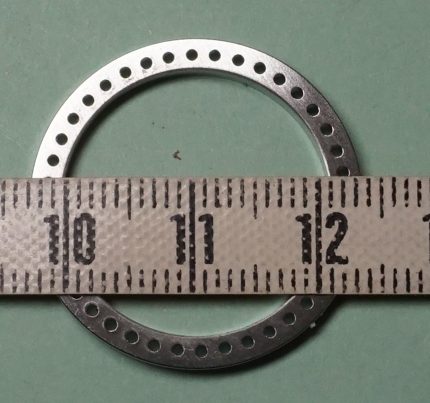 AFTERMARKET for Rolex DateJust day date Steel Bezel Ring /Frame SMALL 27mm D NOS