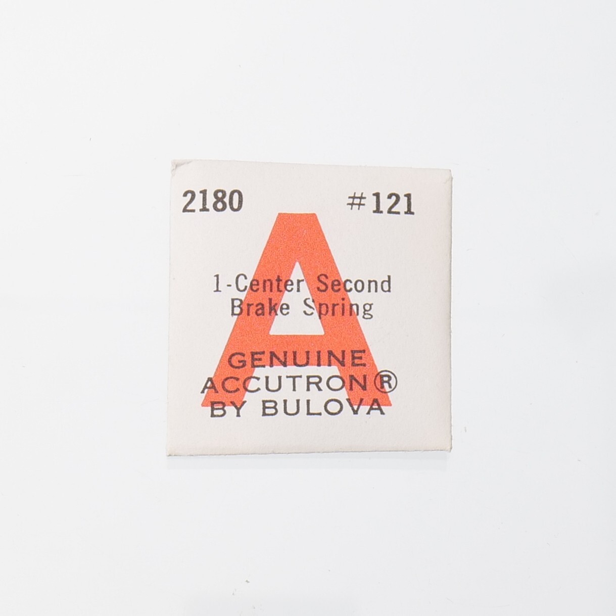 NOS Accutron By Bulova 2180 #121 New Old Stock Center Second Brake Spring (C5D3)