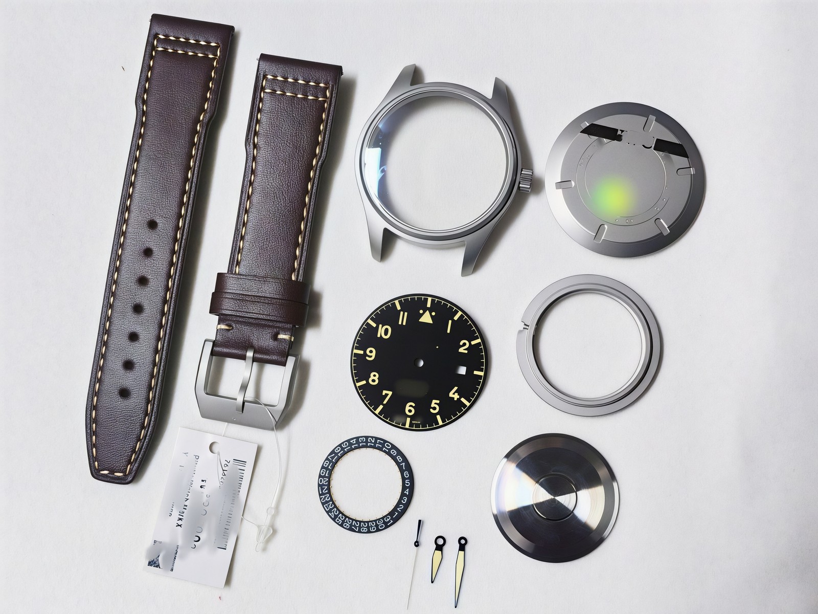DIY 40mm Titanium alloy Watch Case Set For 2824 2892 After-sales Accessories