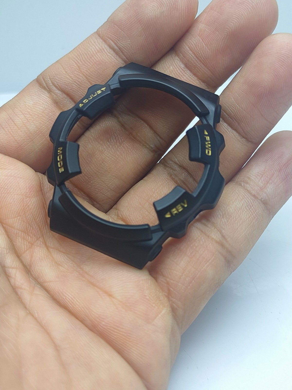 Vintage MRG-1 “TITANIUM” (1556) Replacement Custom Bezel Black GOLD Letters
