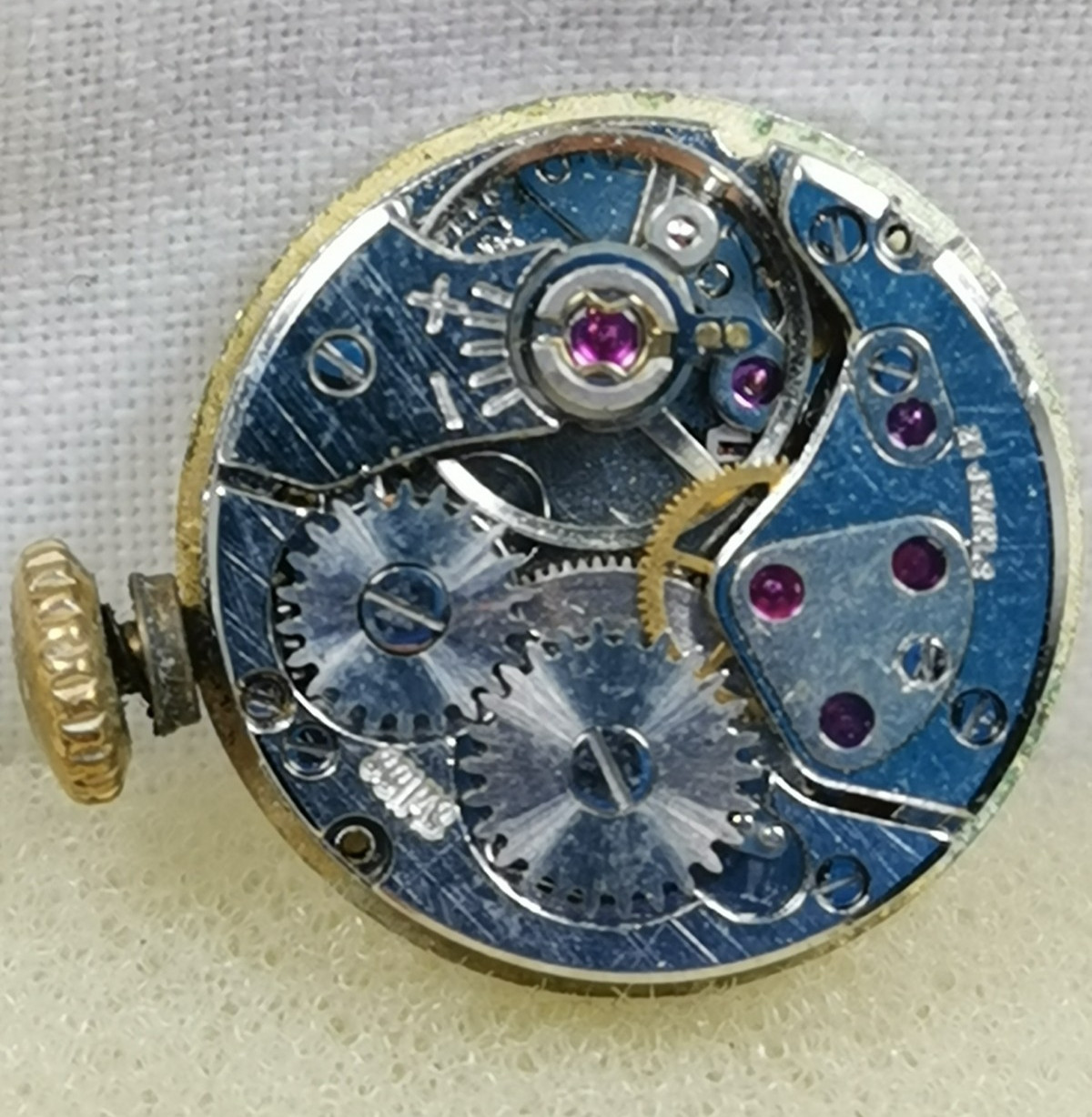 Garrard 21J Cal. ETA 2412 Swiss Wristwatch Movement Repair/Parts