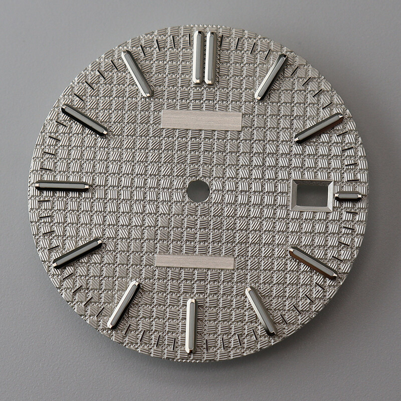 31.8mm Watch Dial Textured Face For Seiko NH35 Automatic Movement Mod Parts