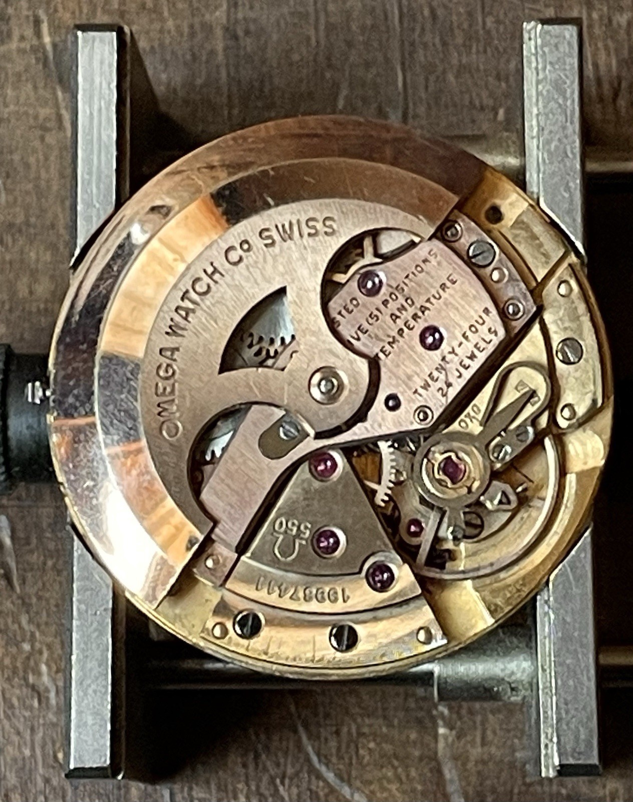 Vintage Omega Seamaster Watch Movement Automatic Cal. 550 Complete Running