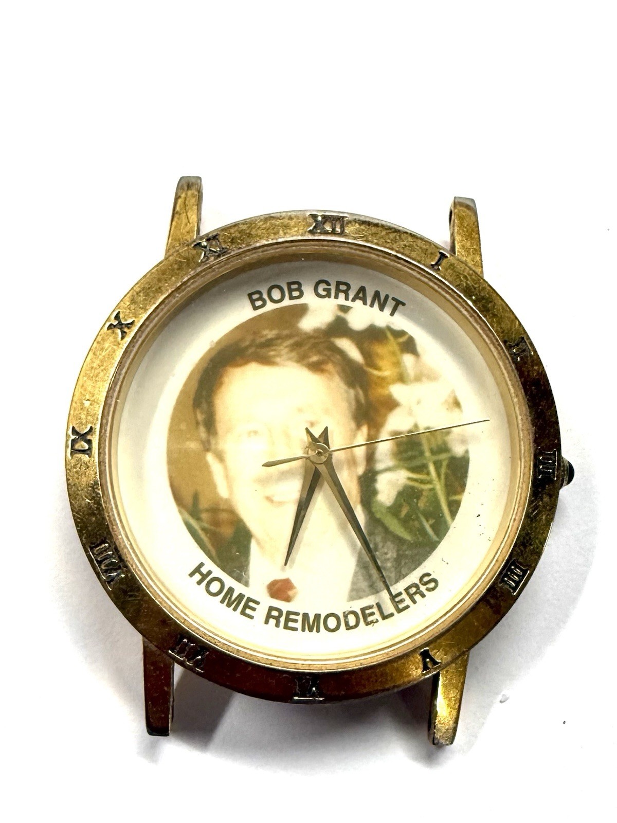 Vintage Image Watches California- Bob Grant Home Remodelers Gold Colored Watch