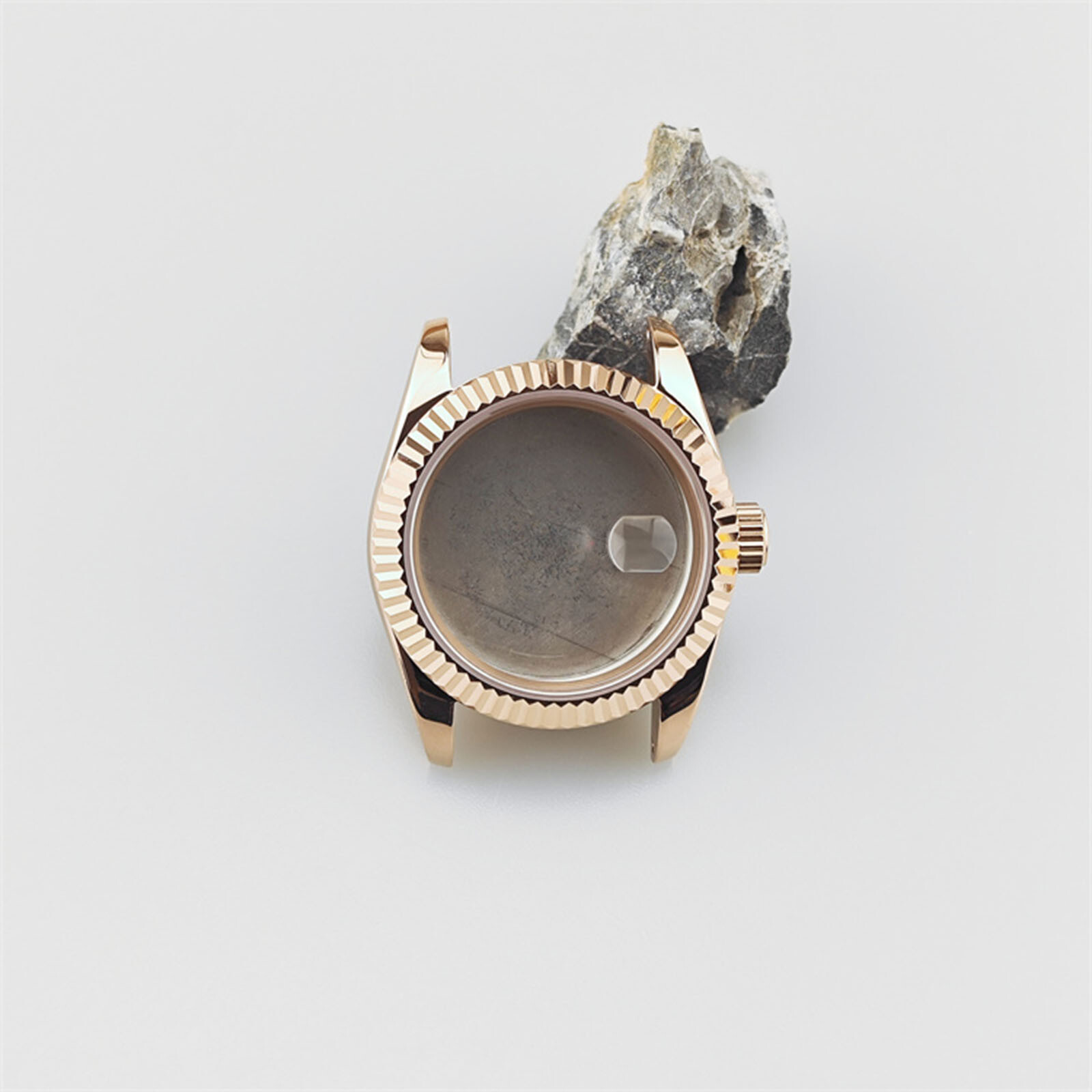 31MM Stainless Steel Sapphire Glass Watch Case for NH05 NH06 Movement Modified