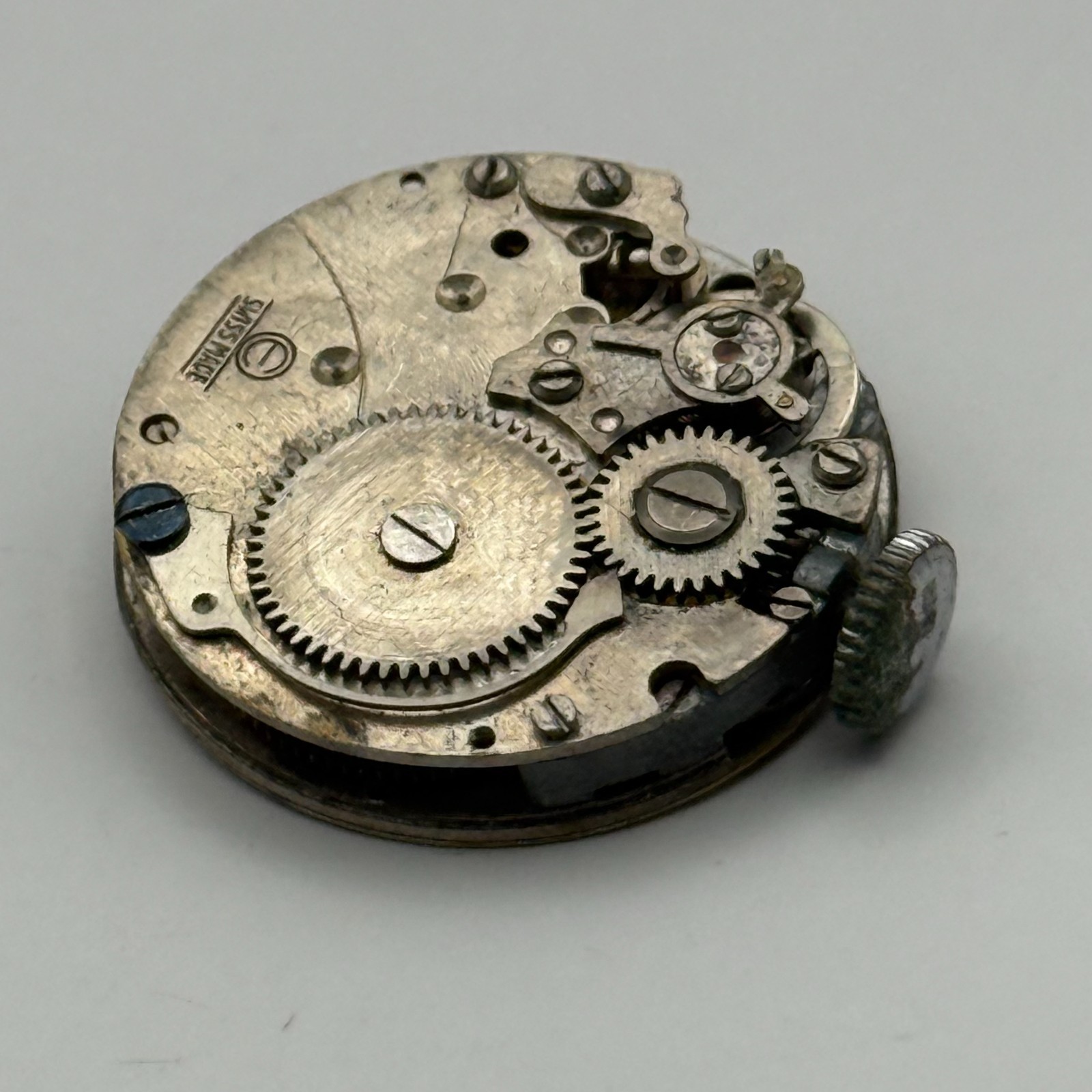 Ebosa 119 Watch Movement Rocar Sub Seconds Manual Wind Vintage Parts 23.7mm