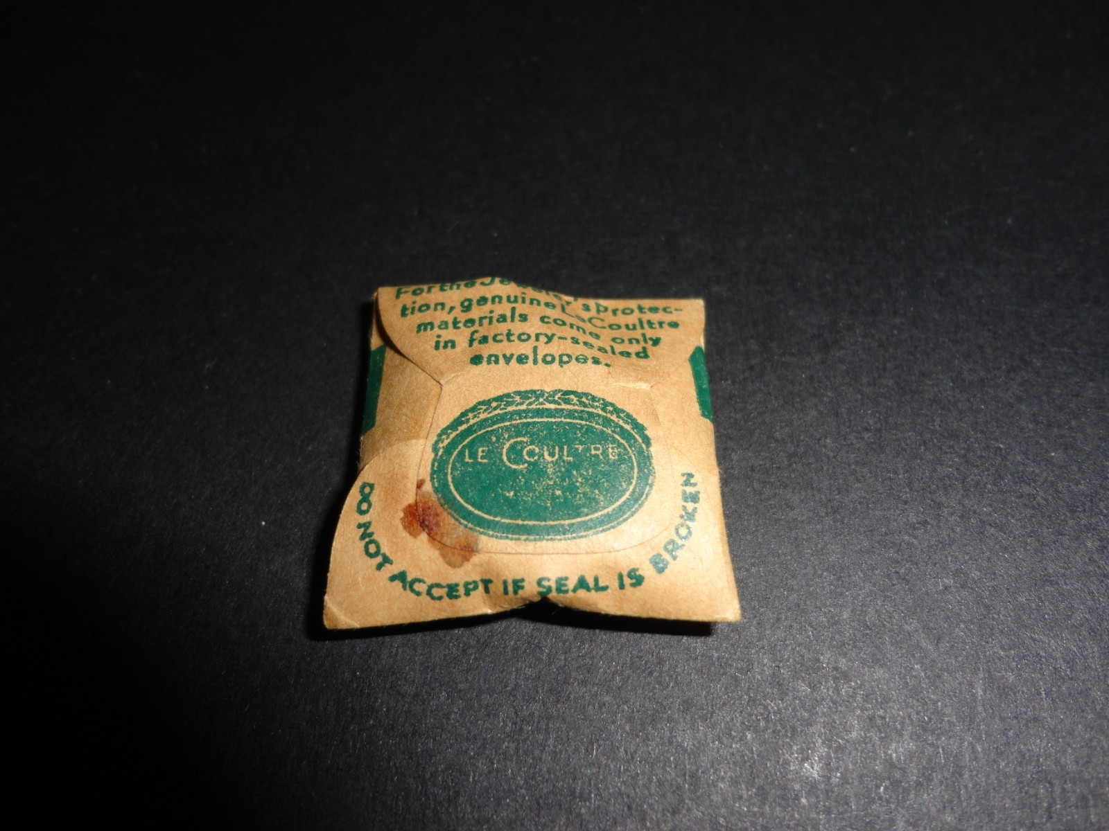JAEGER LE COULTRE 815-210 #3 3RD Wheel Watch Part NOS
